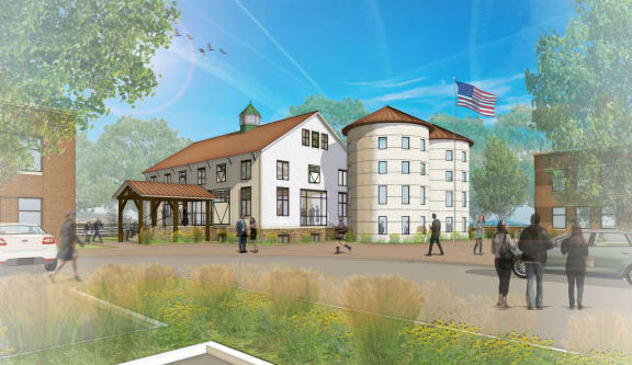 Heritage at Church Ranch_Clubhouse Rendering