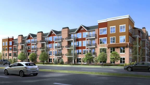 Heritage at Church Ranch_Exterior Building Rendering