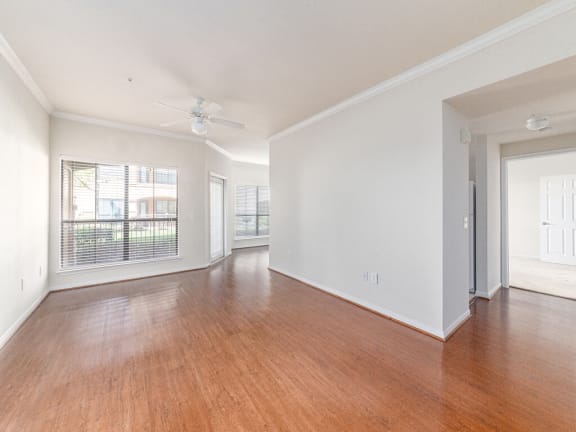 open concept flooring Parkway Senior Apartments in Pasadena TX