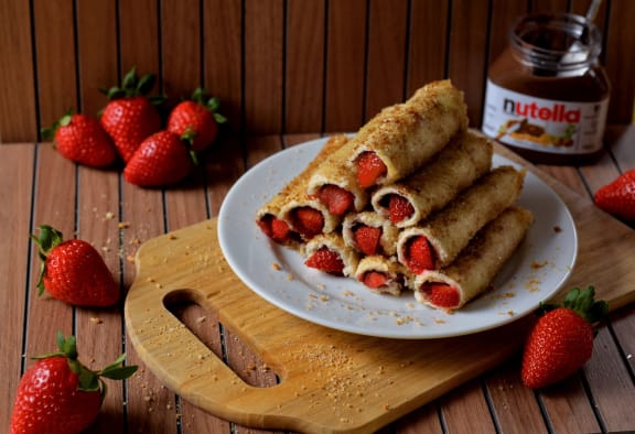 Nutella Crepes at Hancock Terrace Apartments, Santa Maria, CA