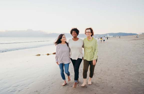 female_friends_on_the_beach at Shepard Place, California, 93013