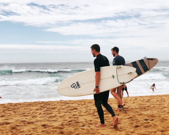 surfboards at Siena Apartments, Santa Maria, 93458