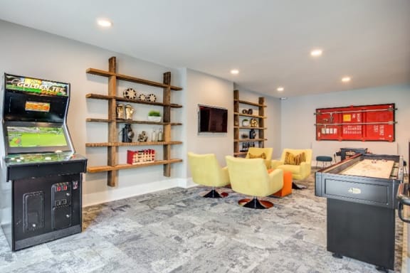 Game Room at Spoke Apartments, Atlanta, GA