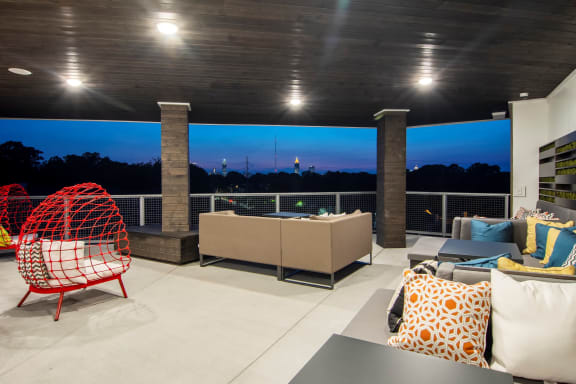 patio_area at Spoke Apartments, Atlanta, 30307