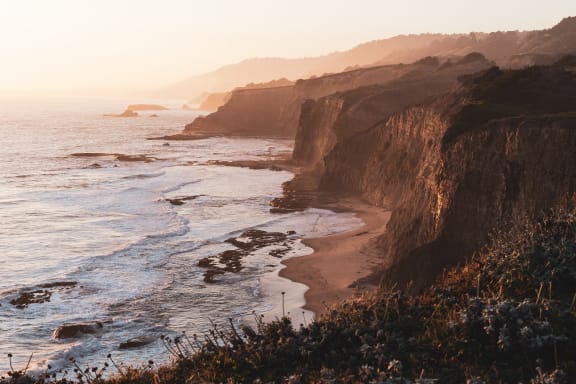 Coastline at Encina Meadows, California