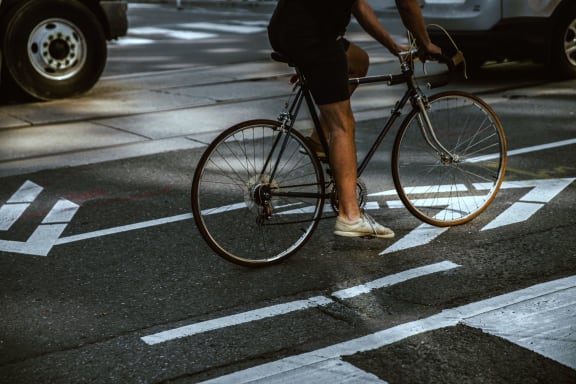 Riding A Cycle at The Point At Westside, Atlanta, Georgia