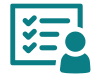 a diagram of a checklist with arrows and a frame