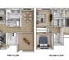 Floor Plan  a floor plan of a house with different doors and windows