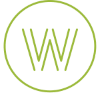 A green circle with the letters WW in it.