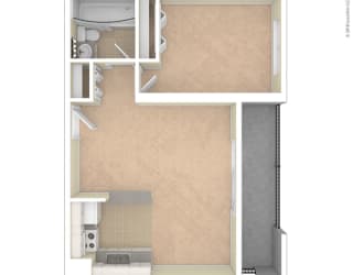 Heritage Park Apartments One Bedroom Floor Plan
