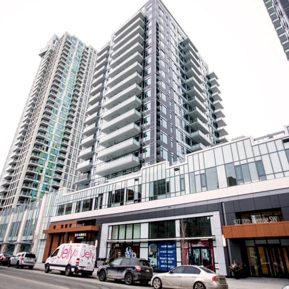 Front View Of Main Building at Versus, Calgary