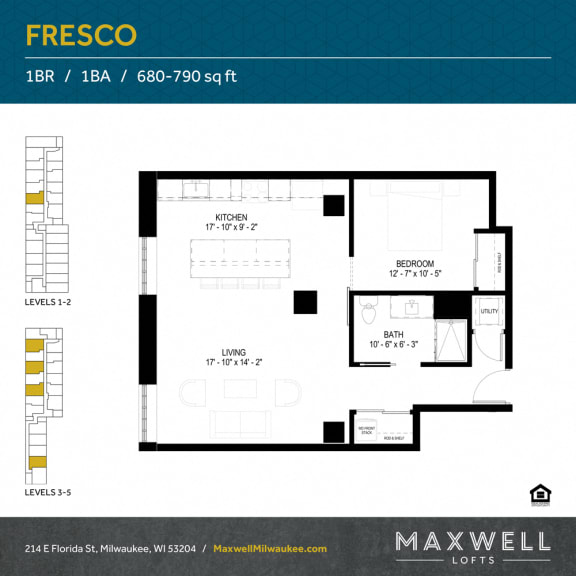 Maxwell Lofts Apartment Floor Plans