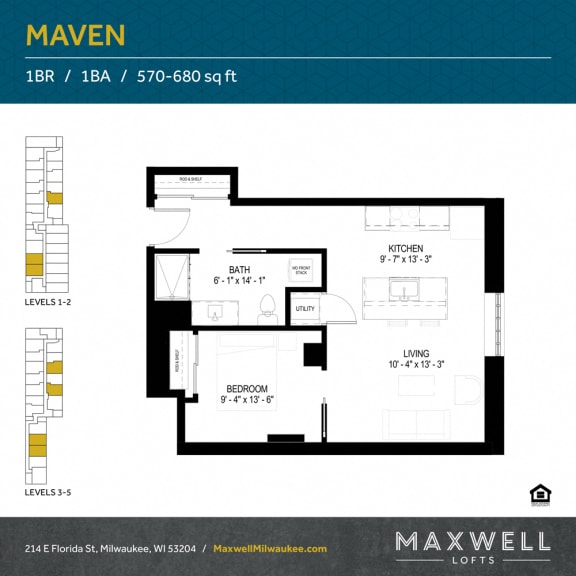 Floor Plan  Maxwell Lofts Apartment Floor Plans