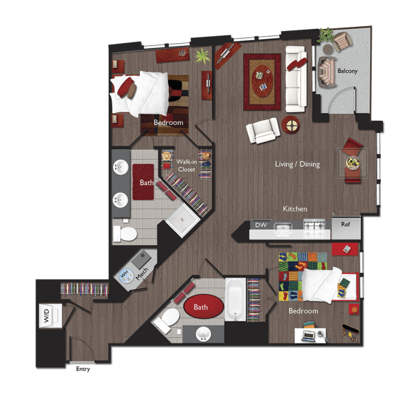 Floor Plan  C11 Floor Plan at Valley and Bloom, Montclair, New Jersey