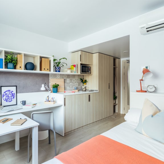 Bathroom and bedroom 
