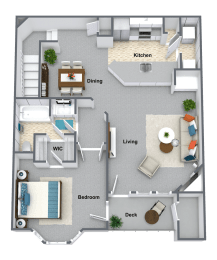 A3 Floor Plan at Artisan Apartments, Spokane, 99223
