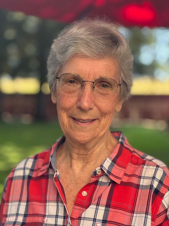 Close-up portrait of an elderly woman at Campus Commons Senior Living, California, 95825