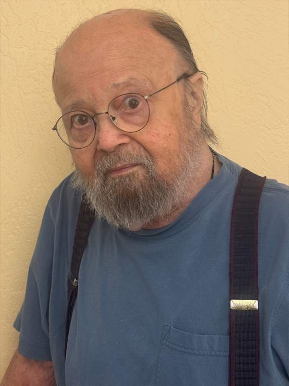 Close-up portrait of an elderly man at Campus Commons Senior Living, Sacramento, CA