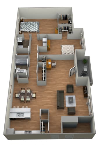 Floor Plan  Northern Oak Unit