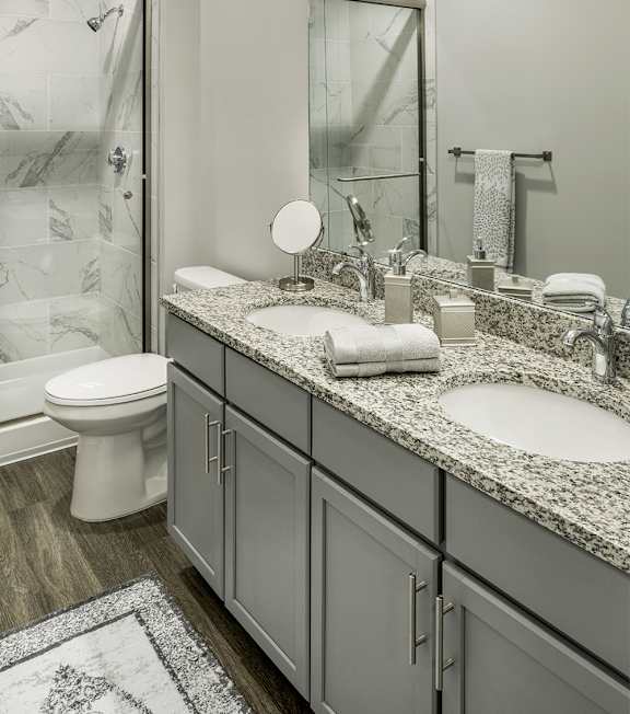 Bathroom at The Beacon at Gateway Apartments, Scarborough, ME, 04074