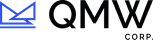 The image features the letters QMV and the word CORP.