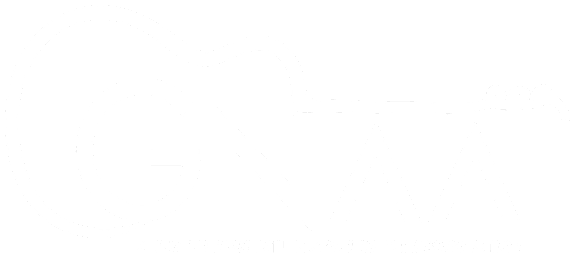 the logo of the organization is shown on a white