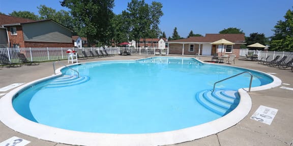 take a dip in our resort style pool at Highview Manor Apartments, Fairport, NY, 14450