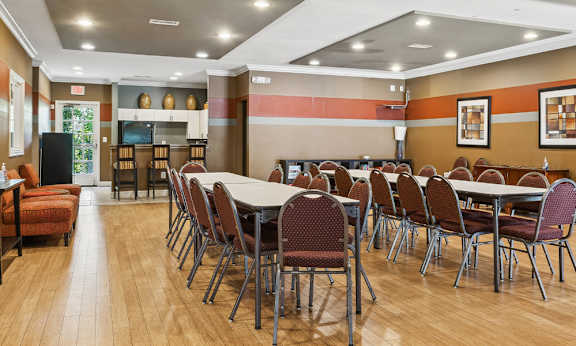 Social lounge at The Barrington in Silver Spring MD