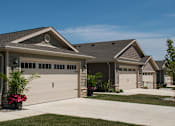 Thumbnail 9 of 15 - Medina OH Apartment Rentals Redwood Blackberry Trails Garage Front