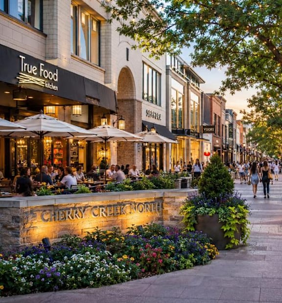 Cherry Creek North is a popular dining destination in the city.
