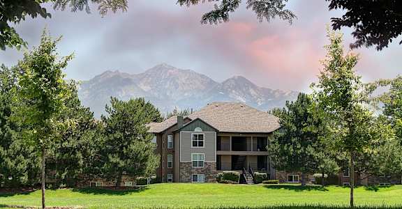 Promontory Point amongst Mountains