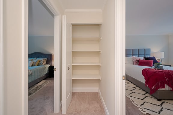 Townhome Closet at Williamsburg Estates in Harrisburg, PA.