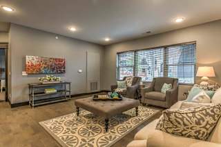 Beautiful furnished living room at The Helen