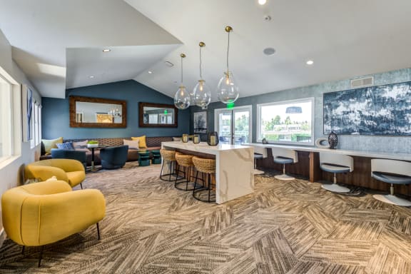 Community living area at Aliso Creek, Aliso Viejo, California