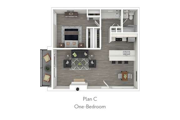 a 1 bedroom floor plan  studio one bedroom