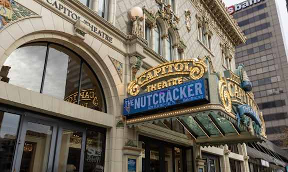 The Capitol Theatre is a popular spot for theater-goers.