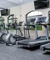 Gym with treadmills at Dobson 2222, Chandler