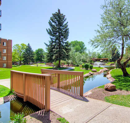 Bridge at Monaco Lakes, Denver, Colorado, 80222