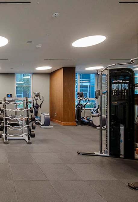 Fitness Center With Modern Equipment at McLean Crossing, McLean, 22102