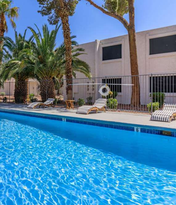 Swimming Pool Area at Zoom Apartments, Las Vegas, 89103