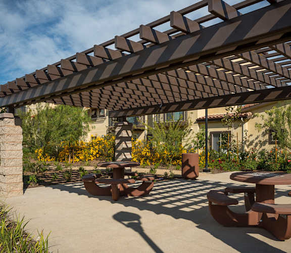 Courtyard Area-Parque Vista, Los Angeles, CA