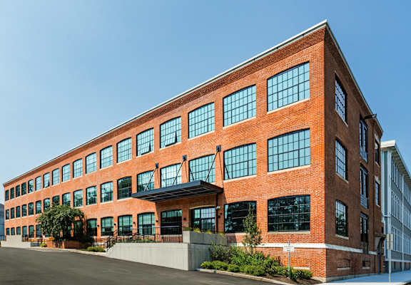 A red brick building