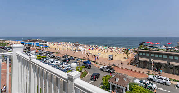 Aerial Parking View at Pier Village Apartments, New Jersey, 07740