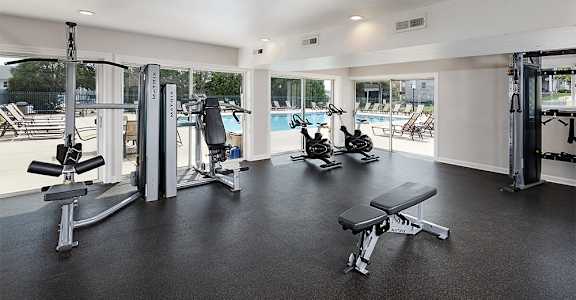 the gym at the at the boulevard apartments tx