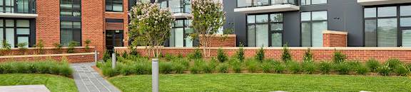 Outdoor common area at Aurora, North Bethesda, MD