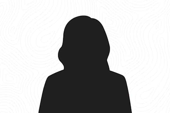 A black silhouette of a person at Campus Commons Senior Living, Sacramento, CA, 95825