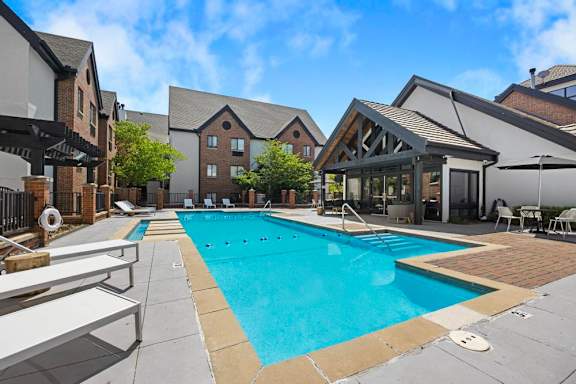 Luxury Swimming Pool at Avia Apartments on College Blvd (Overland Park), Kansas, 66210