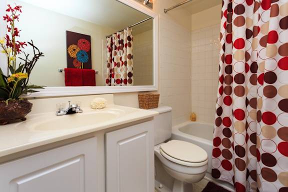 Bathroom at The Residences at the Manor Apartments, Maryland, 21702