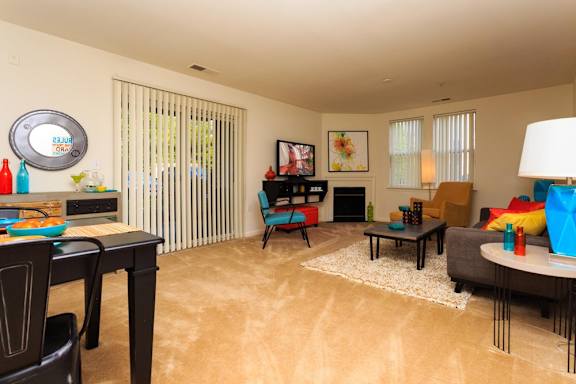Wooden floor at The Residences at the Manor Apartments, Frederick
