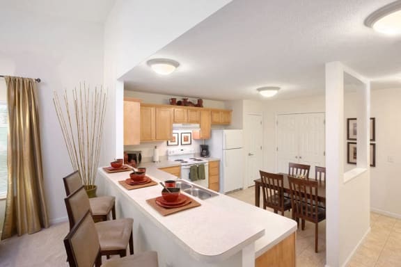 Olmsted Township OH Apartment Rentals Redwood Arbors Of Olmsted Kitchen
